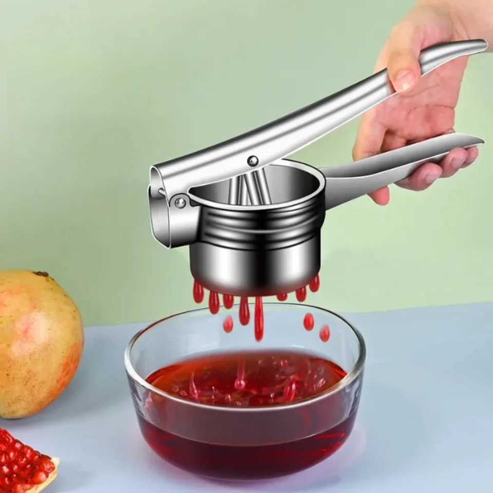 Manual juicer stainless steel juice press mashed potatoes garlic vegetable dehydration tool juicer C251105