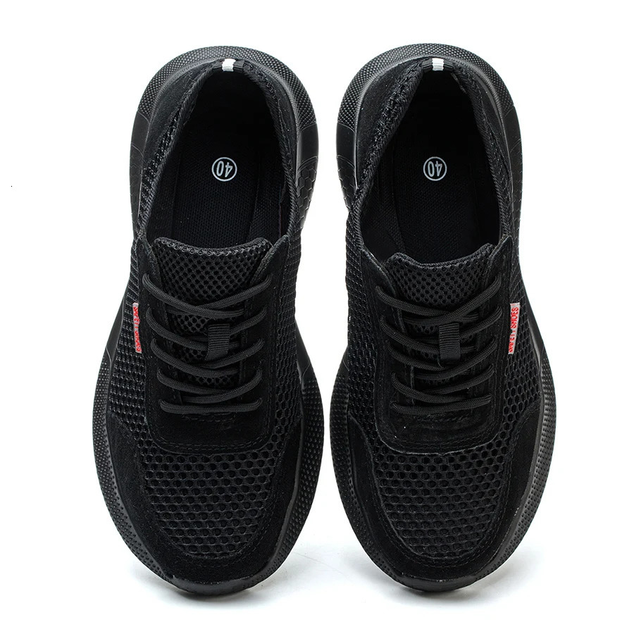 Breathable Men Work Shoes Summer Safety Shoes Lightweight Protective Sneakers Safety Steel Toe Shoes Men Puncture-Proof boots251105