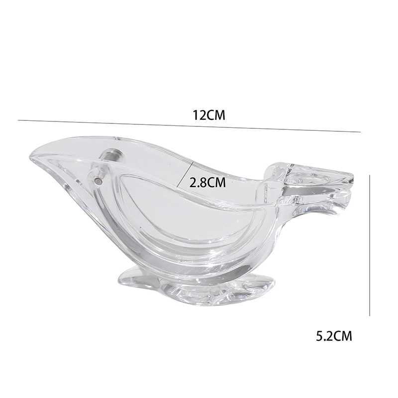 Manual Juice Acrylic Lemon Clip Hand Orange Squeezer Machine Boat Shape Squeeze Fruit Kitchen Bar Gadget Household Tool C251105