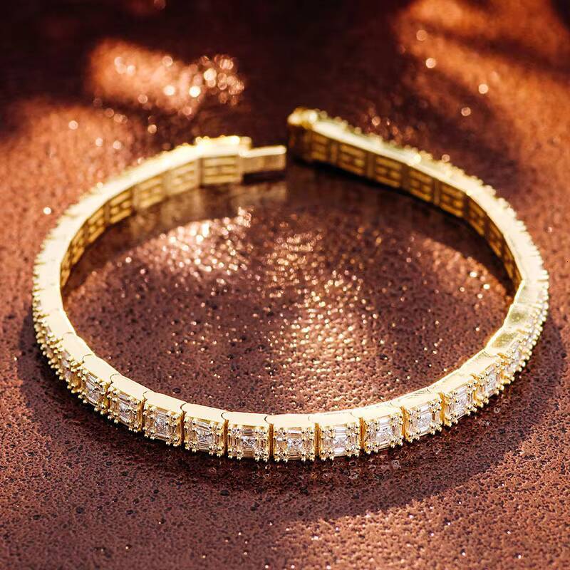 2023 New Women Men Bracelet Silver Gold Tennis Bracelet Luxury Jewelry Anniversary Birthday Mothers Day Gifts