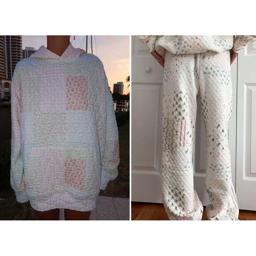 Cross-Border European And American Christmas Winter High-Neck Sweatshirt Shorts Casual Hoodie Top Pants Set Export Women's Clothing B5