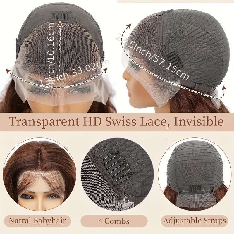 Glueless Human Deep Wave Bob Cut With 13X4 HD Front, Pre-Plucked Hairline No Glue Needed, Wear Go Short Hair Wigs