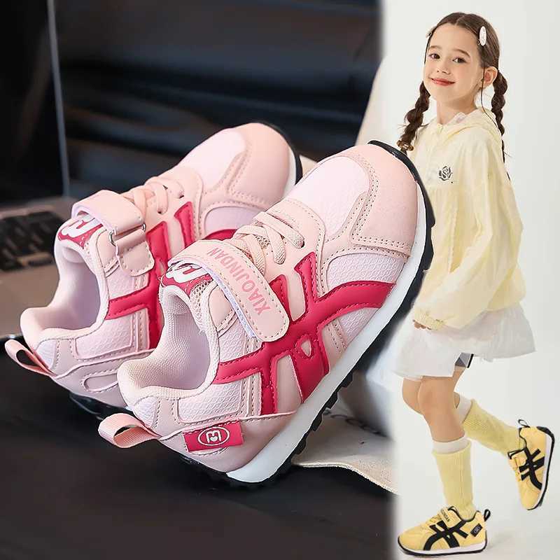 Children Spring Autumn Fashion Shoes Girls Soft Sole Casual Shoes Boy Breathable Mesh Stripes Versatile Comfortable Kid SneakersT251105