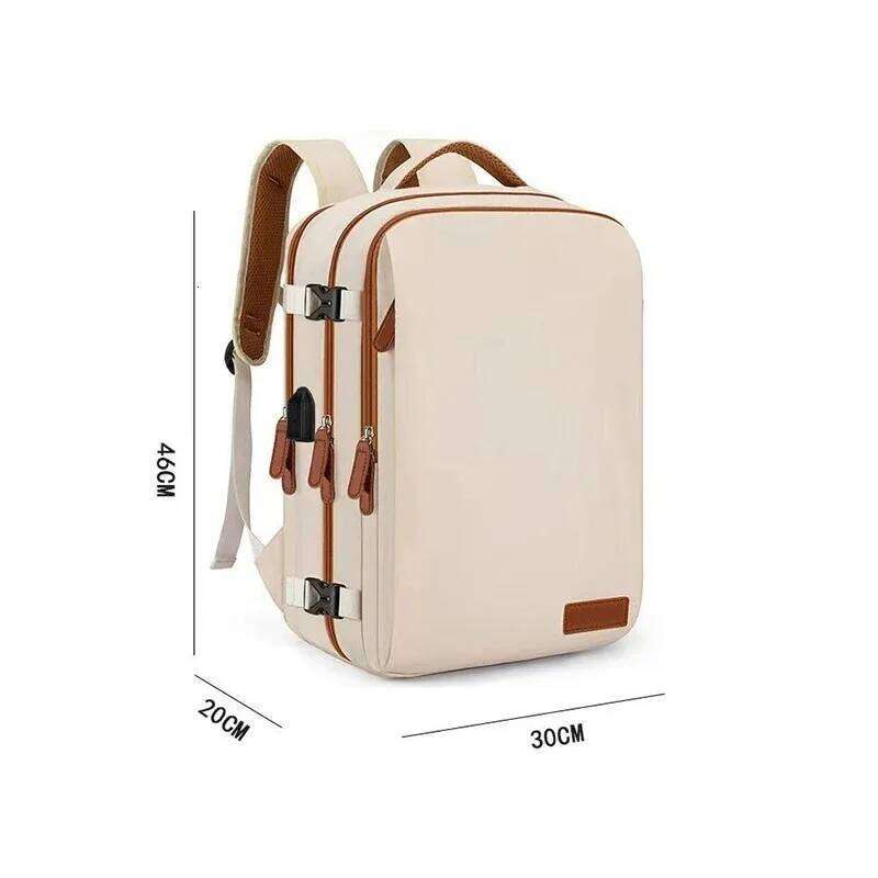 Travel X X Cabin Plane Waterproof Expandable Weekender Laptop With USB Port Ryanair Carry On Women Men Backpack High Quality