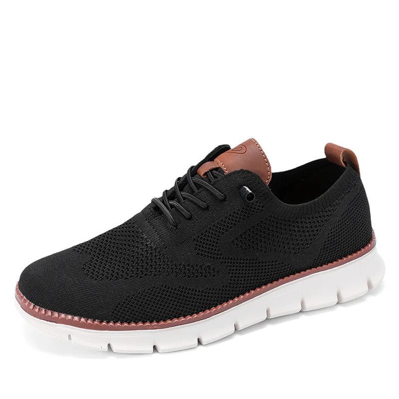 Men Casual Shoes Breeze Stylish Oxfords Fashion Formal Business Urban Breathable Shoes for Male Non Slip Dress Sneakers for Man 251105