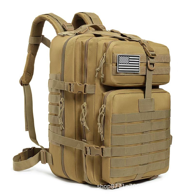 Free shipping outdoor sports waterproof backpack Hiking hiking camping large capacity expansion tactical bag
