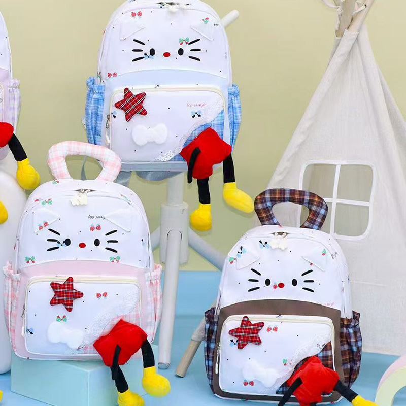 Cartoon Cute Backpack Trendy Large Capacity Travel Backpack WT3371, WT3372