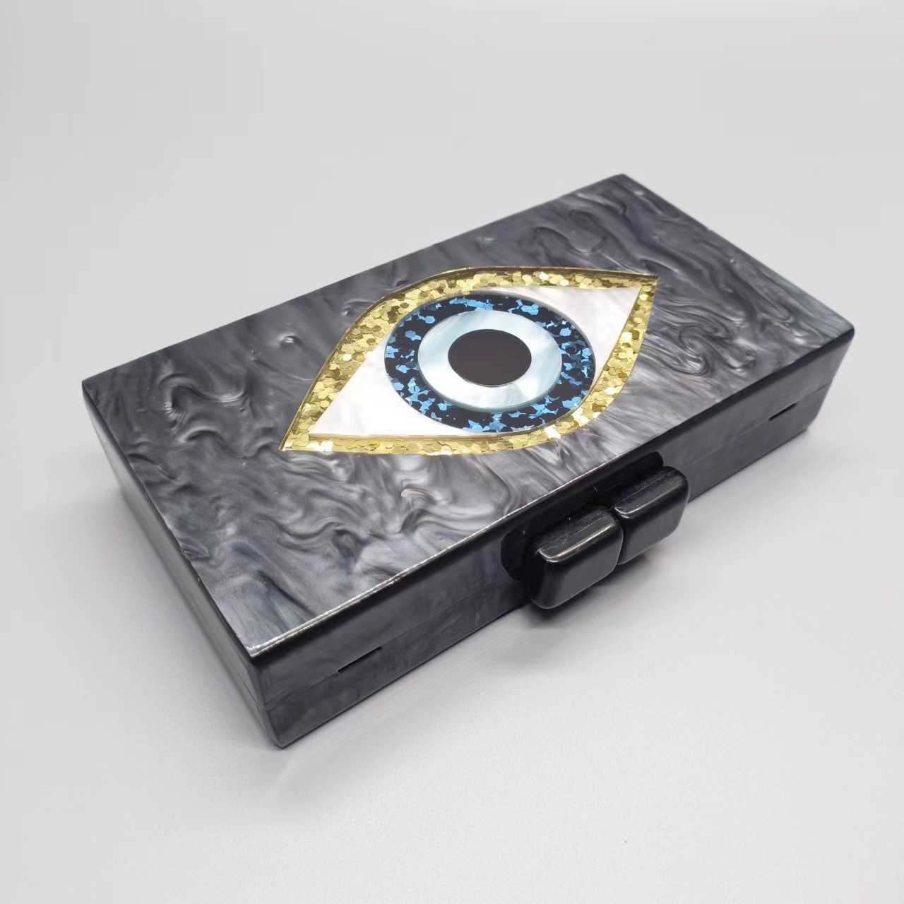 New Acrylic Eye Bag Wedding Dinner Bag Handheld Bag Chain Strap Crossbody Bag