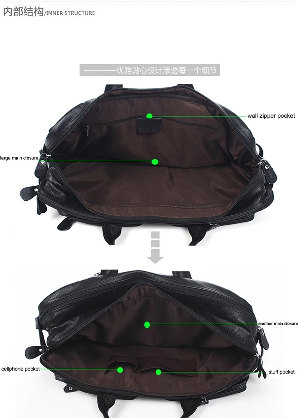 Multifunctional Genuine Leather Backpack Men Bagpack Fashion Male School Travel Bag Large Rucksack M036 251104