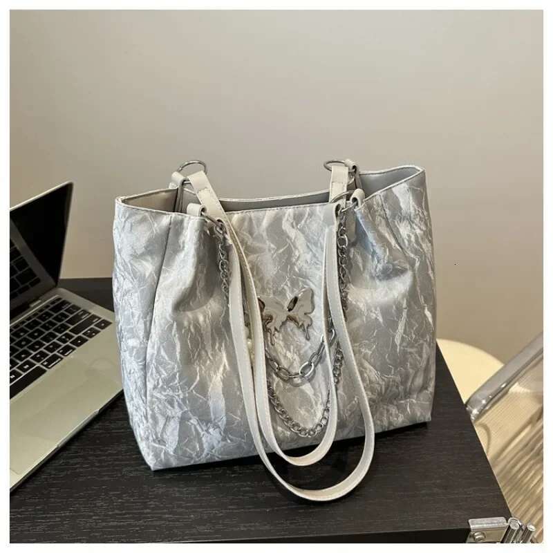 Commuter Large-Capacity 2024 New Summer Sier Women's Tote College Student Class Shoulder Bag