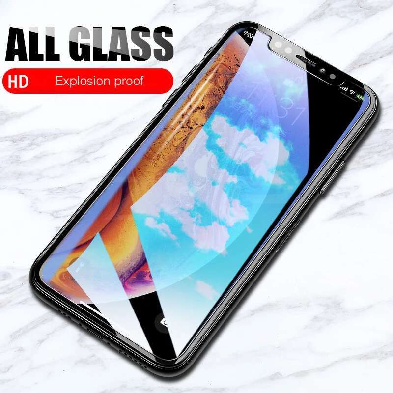 9H Protective for IPhone 11 Pro 2019 X XR XS MAX 7 8 6 S 6S Plus 5 5S 5C SE 4 4S Tempered Glass Screen Protector Film