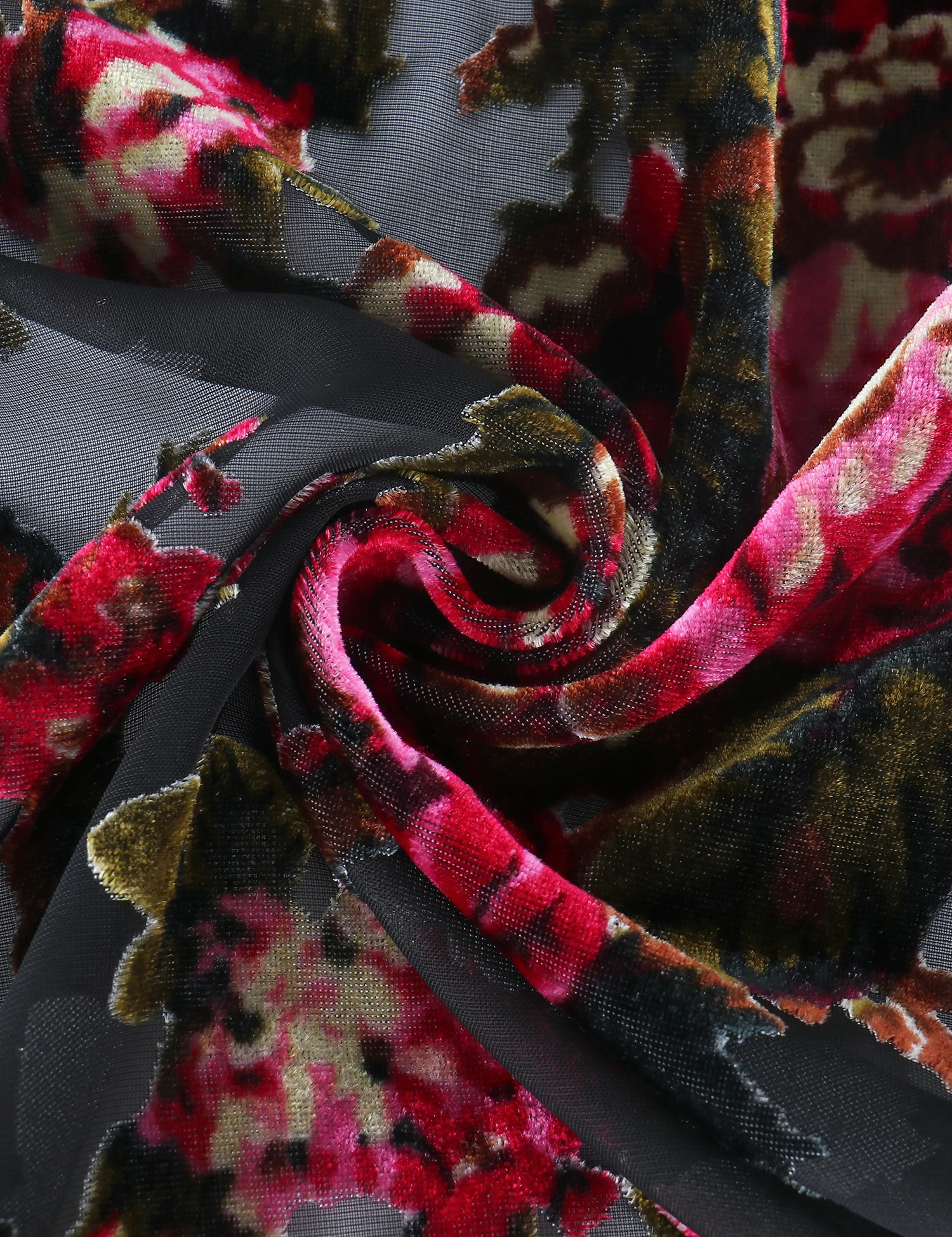 WeHello Bohemian Womens Burnout Velvet Kimono Long Cardigan With Beach Coverup Holiday Cardigan Shawl Tassel Chiffon 250403