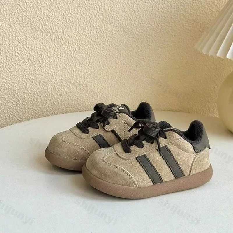 Children Baby Casual Sneakers 2025 Autumn Fashion Kids Sport Shoes Girls Boys Comfortable Anti Slip Stripe Outdoors Running ShoeT251105