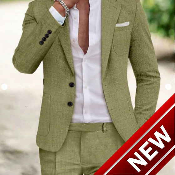 2025 Spring New Mens Digital Printed Casual Suit Set Top and Pants