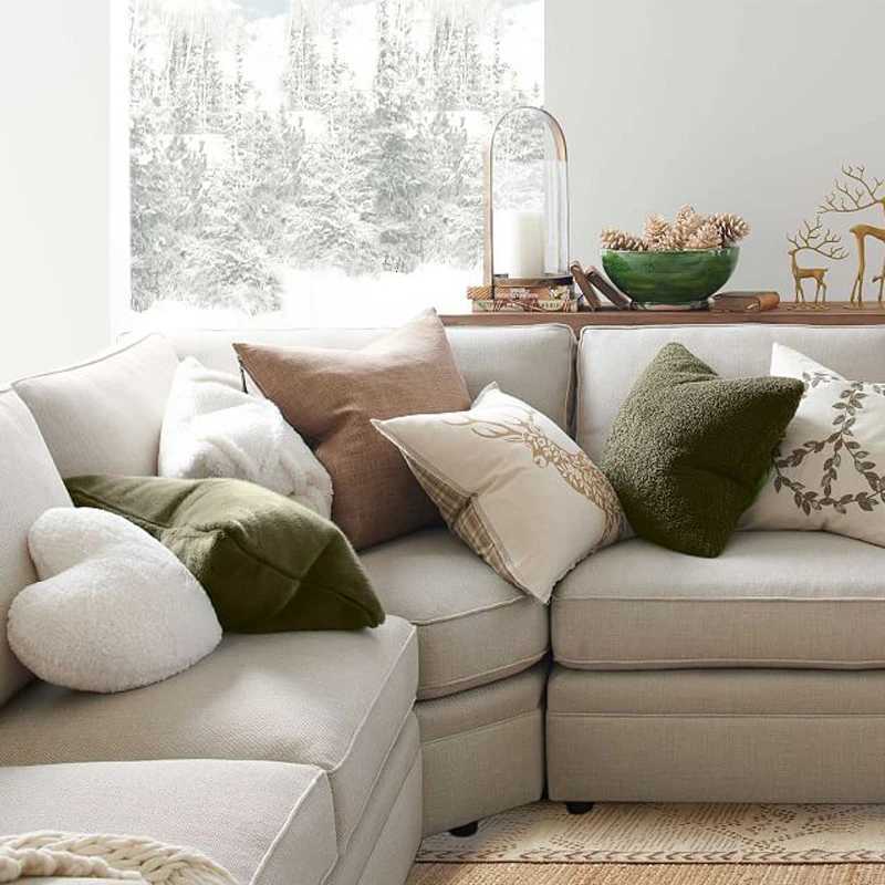 Plush Pillow Cover Cozy Faux Fur Cushion Cover For Sofa Living Room Car 4545 Decorative Pillows Nordic Home Decor Pillowcase Y251105