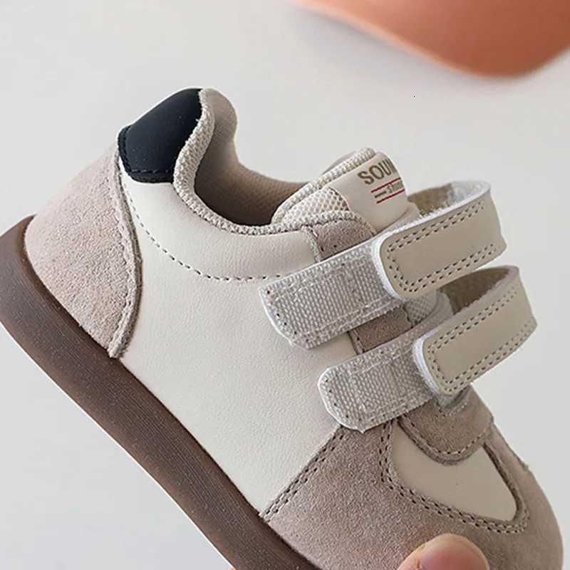 New Spring/Autumn Children Shoes Leather Breathable Kids Casual Shoes Non-slip Fashion Toddler Girls Boys Sneakers EU 22-30T251105
