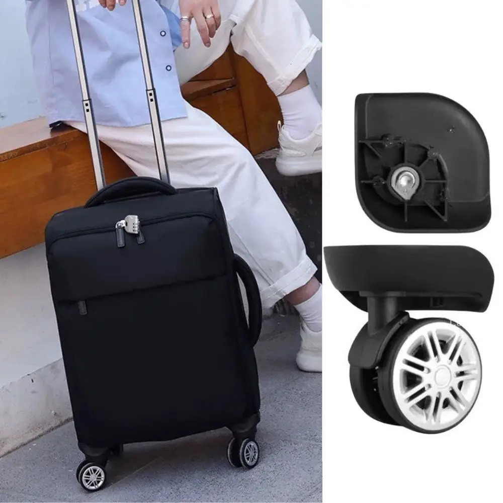 2Pcs Silent Luggage Wheels Replacement Wheels Suitcase Wheels Luggage Spinner Caster Box Repair DIY Travel Suitcases Accessories 251031