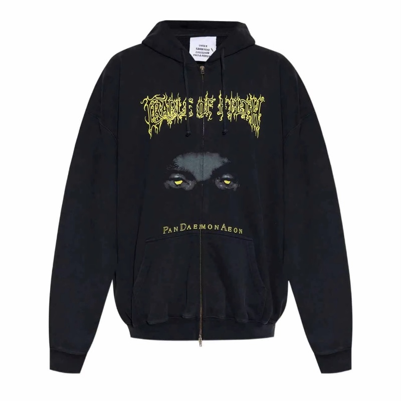 2026FW Top Printed Women Men Zip-up Hooded Sweatshirts Heavy Cotton Oversized Men Thick Cotton Hoodies Pullover