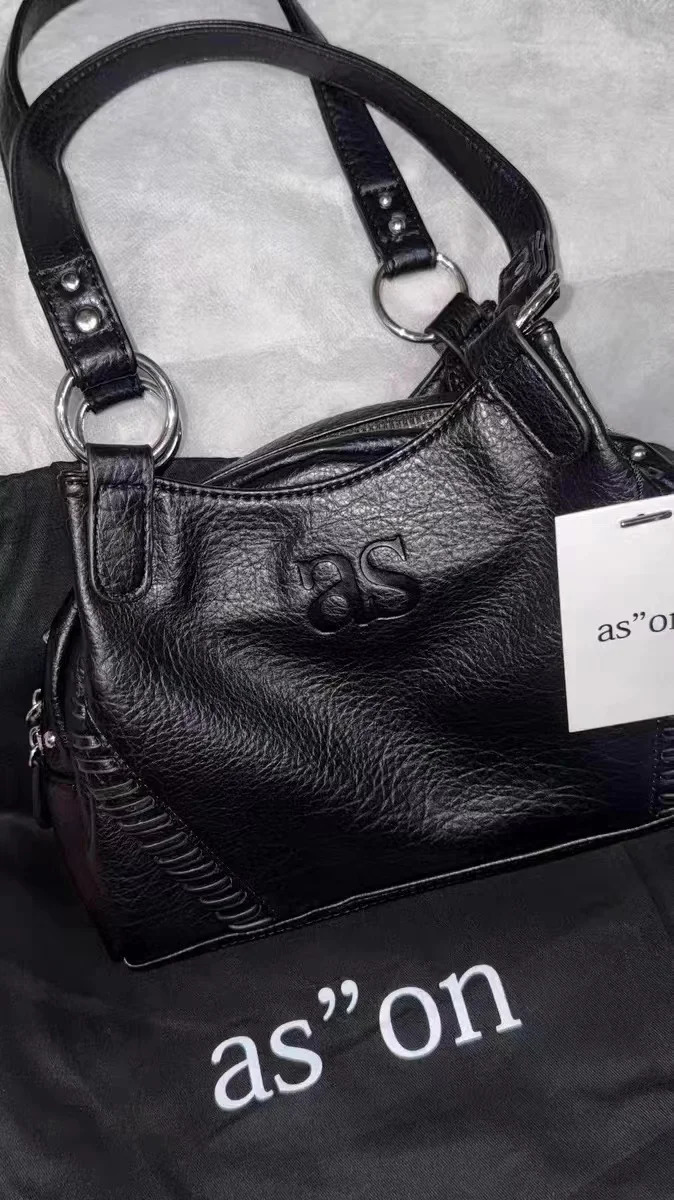 ASKorean smallscale as motorcycle bag ins style Korean star Li Cha Rens same large capacity handbag 251031