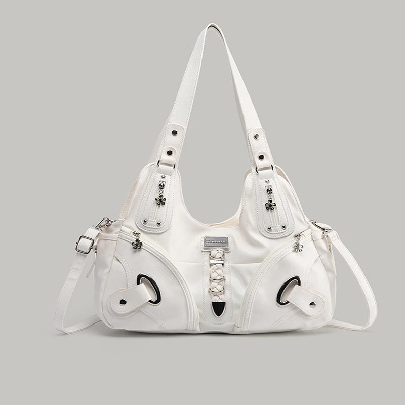 Retro Subculture Large Capacity Womens Handbag Soft Crossbody Fashion Ladies Tote Bag Harajuku Aesthetic Bags 251031