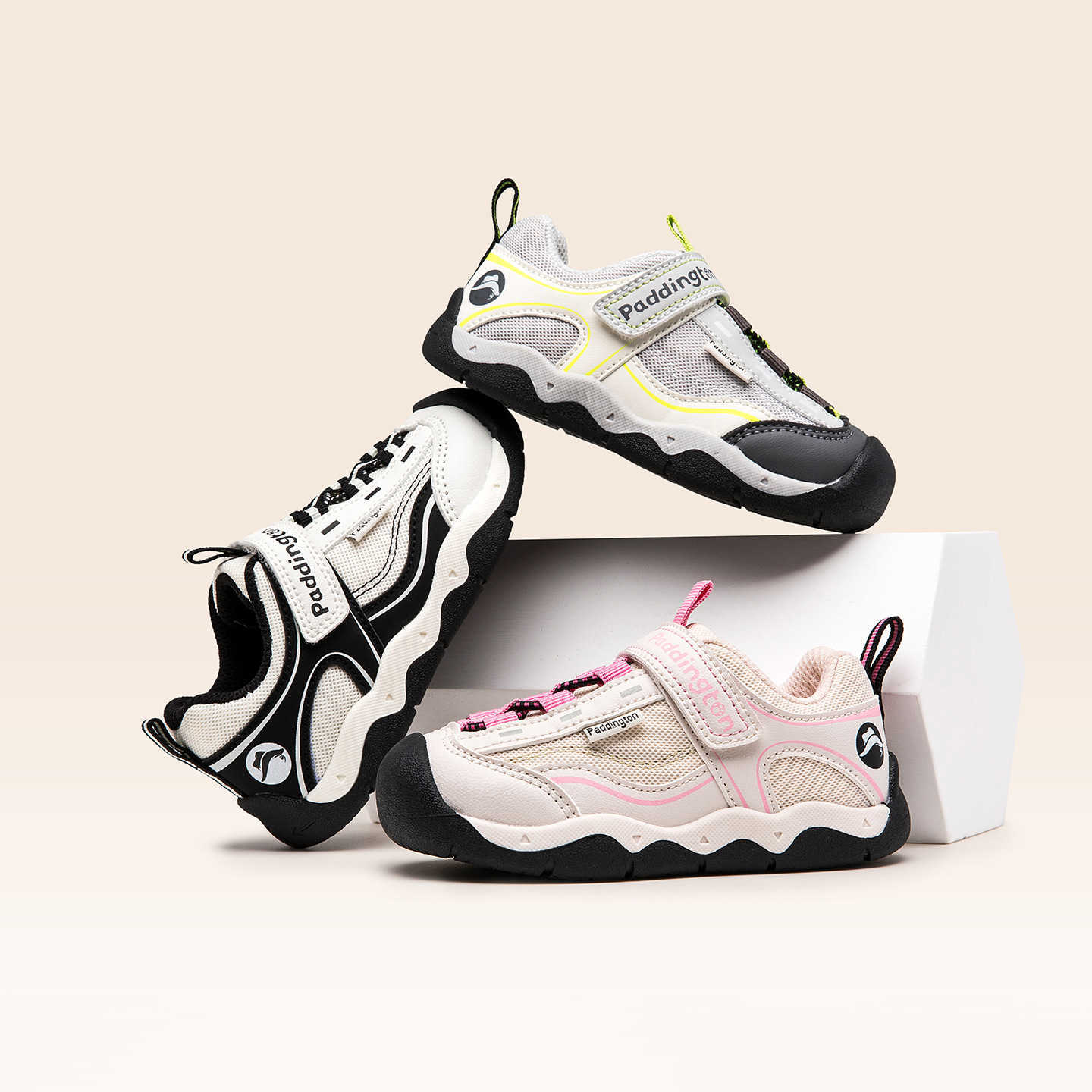 Paddington Bear Autumn New Childrens Walking Shoes for Girls Functional Shoes for Boys Non-Slip Outdoor Casual Sports Shoes W251105