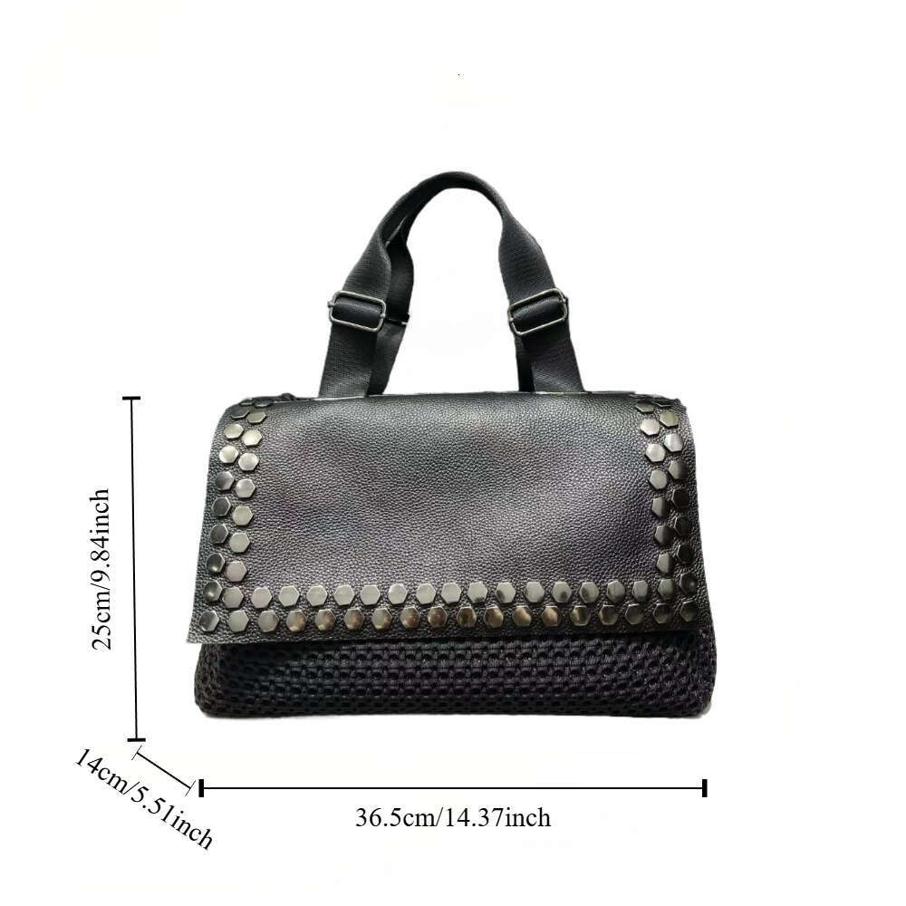 Style Women Nylon Tote Removable Strap, Casual Motorcycle Inspired Streetwear, Dual Sided Use, Zipper Closure, Polyester Lining, Large Capacity With