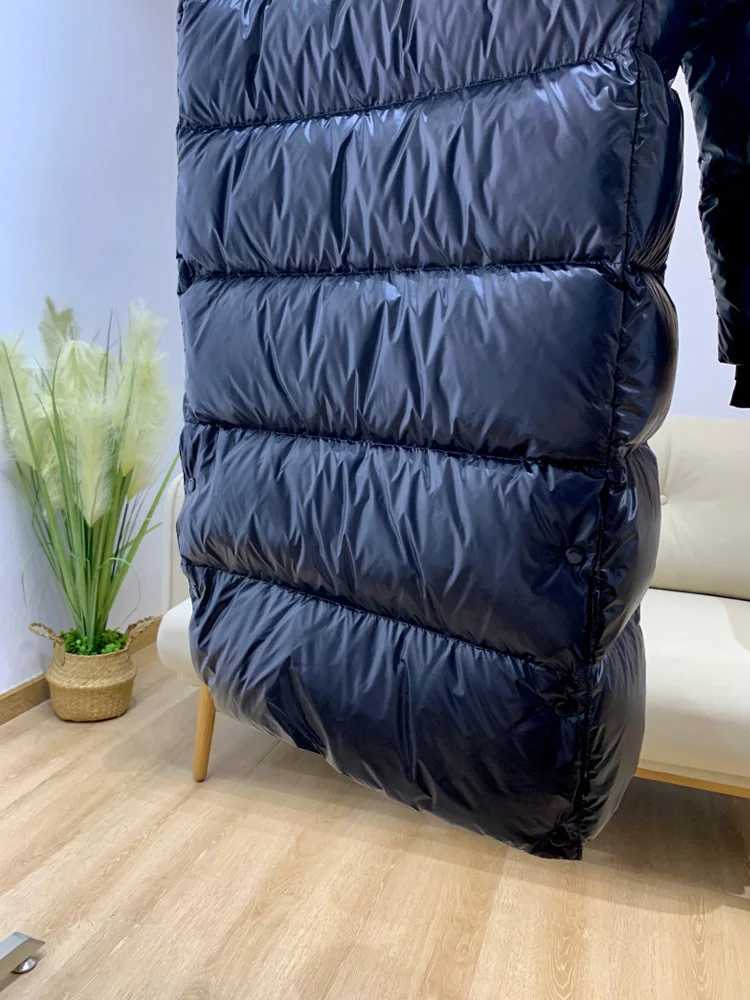 Winter Thickness White Duck Down Jacket Women Long Warmth Fluffy Puffer Coat Hooded Female Fashion Parkas Snow OutwearT251105