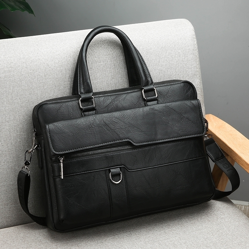 Multiple Pockets Briefcase Mens Large Capacity Office Shoulder Bag Waterproof Business Laptop Handbags Commute Crossbody 251023