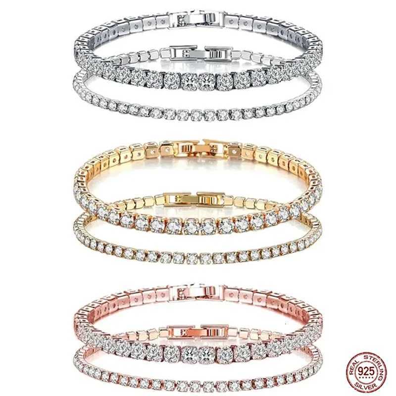 Charm 925 sterling silver sparkling fashion classic womens bracelet temperament luxurious original exquisite jewelryXJ251105