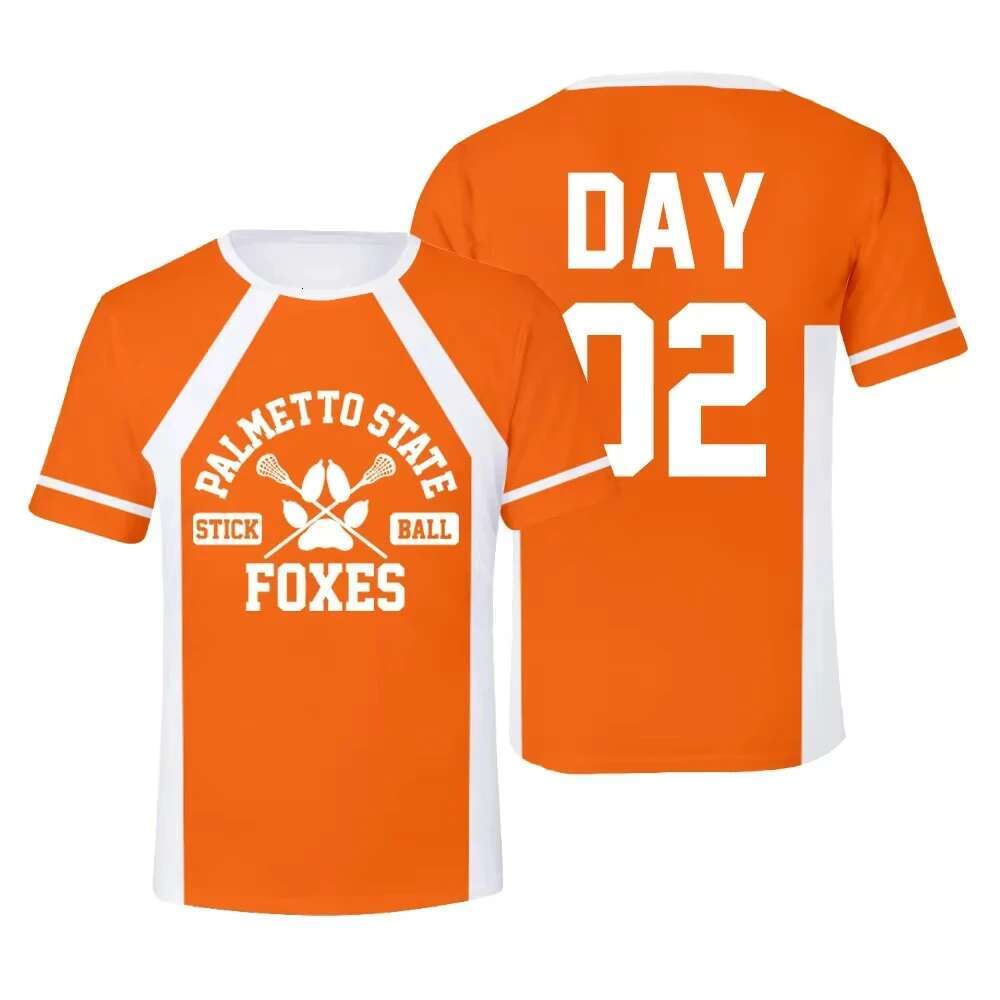 New The Foxhole Court Palmetto State Foxes Lacrosse Jersey Cosplay WILDS MINYARD 3D Printing T-shirt Men/Women Clothes Kids Tees