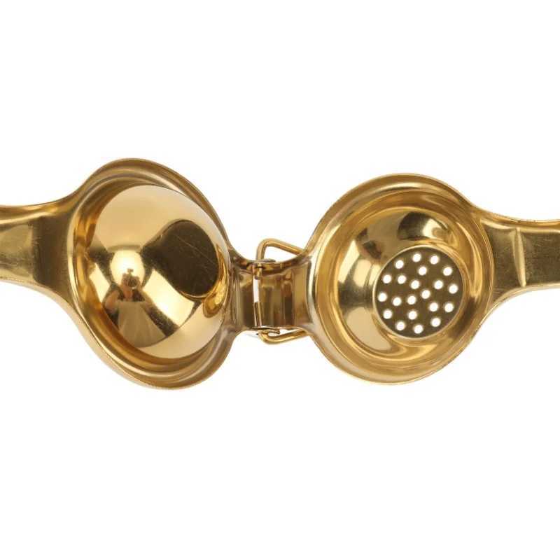 Lemon Squeezer Stainless Steel Ergonomic Ultra Long Handle Hand Held Juicer With Lifting Ring For Kitchen Gold C251105