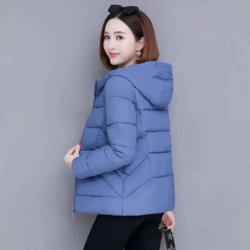 2023 New Down Cotton Jacket Womens Winter Coat ladys Lightweight Padded Jacket ladys Padded Jacket Autumn Hooded Outwear RedT251105