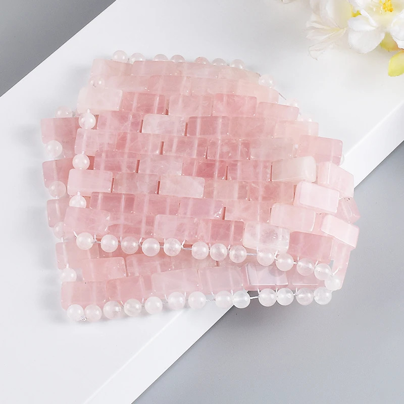 Natural Rose Quartz Eye Mask Massager Jade Relax Sleep Massage Tools Care Stone Face Cooling 250328