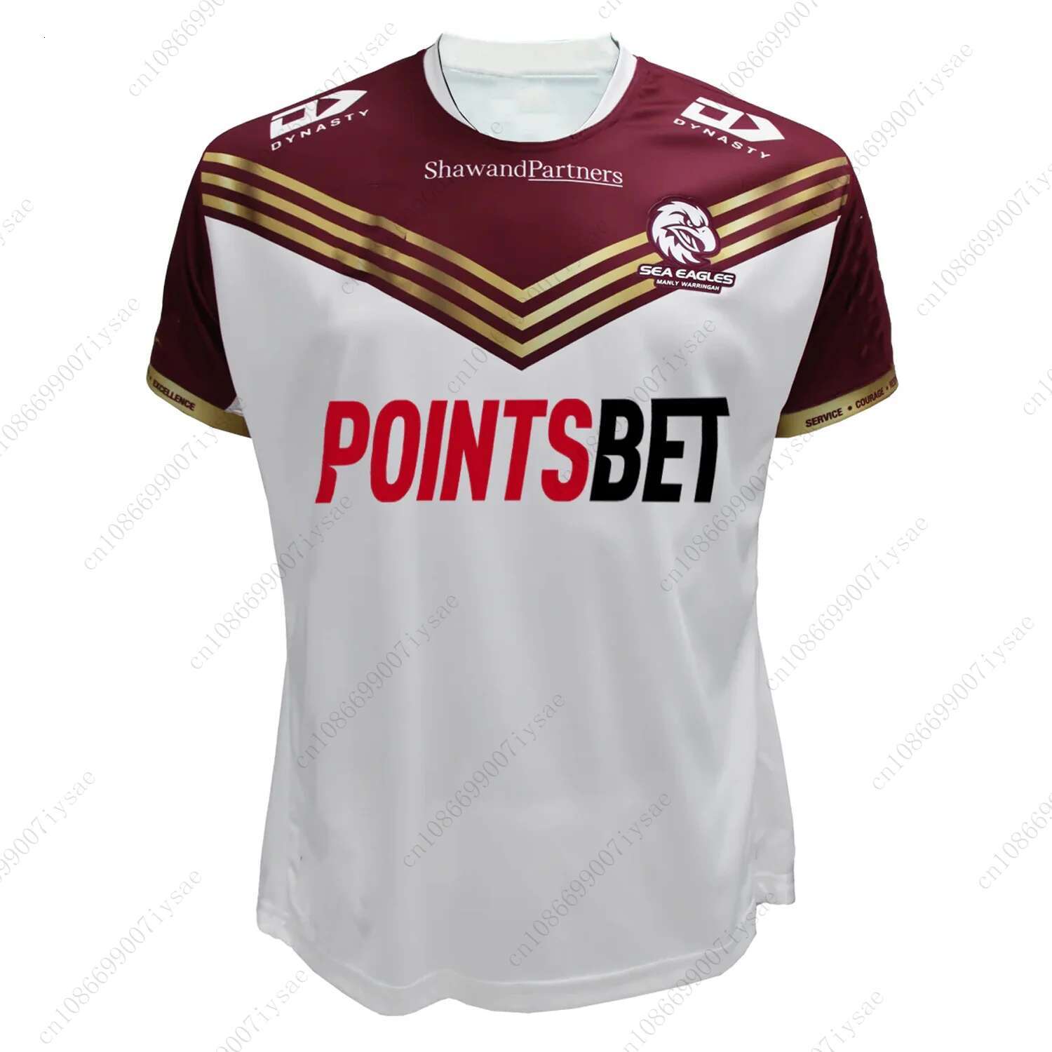 Sea Eagles Team 24 Arrival Man Rugby Summer Fathion Breathable New Training Jersey Football Oversized For Adult&Kid