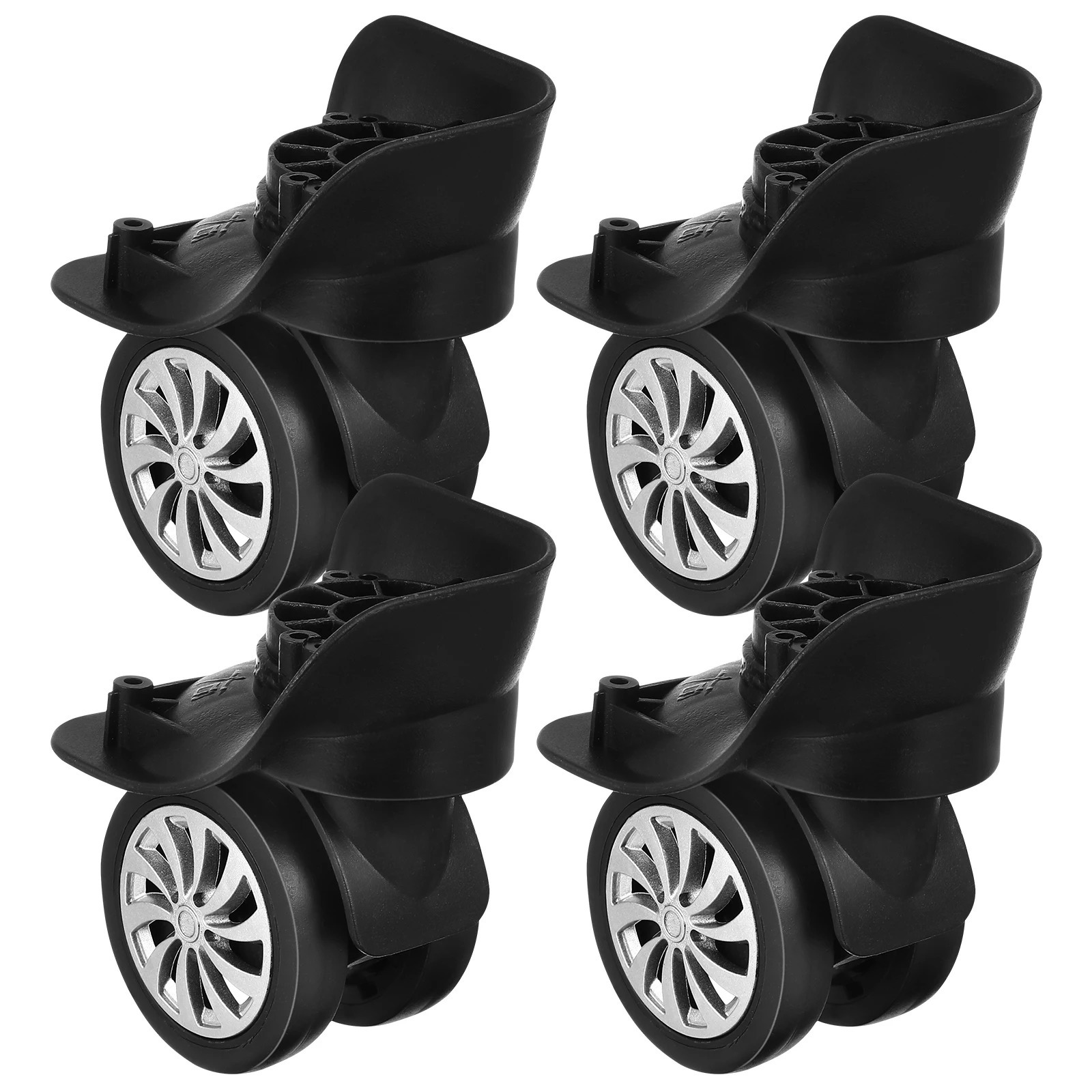 4pcs Suitcase Wheels Luggage Spare Roller Wheel Luggage Replacement Universal 360 Swivel Wheels Caster Trolley Case repair tool 251031