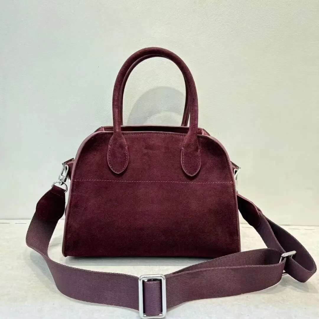 Bags Women Natural Suede Handbag For Women Nubuck Cow Leather Large Capacity Casual Tote Bag Solid Commute