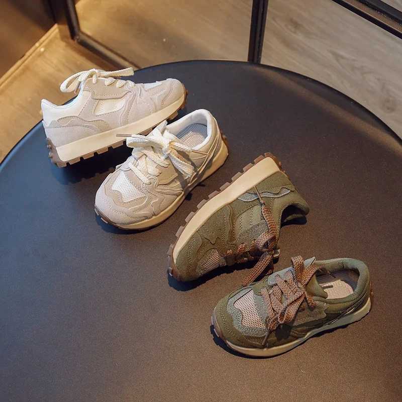 Children Breathable Sneakers for Girls Boys 2024 Autumn New Fashion Air Mesh Soft Comfortable Light Outside Running Casual ShoesT251105