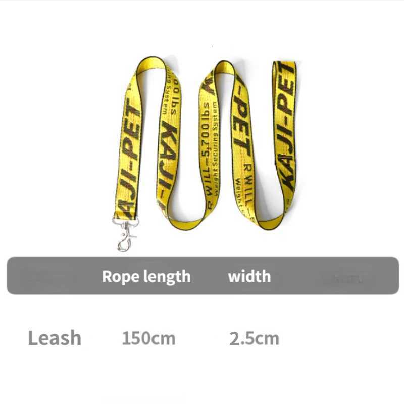 Fashion Dog Collar Leash Set Gold Chain Nylon Pets Dog Collar Leash Long Rope Lettered Collar Perro Collar For Pitbull Puppy Dog W251105