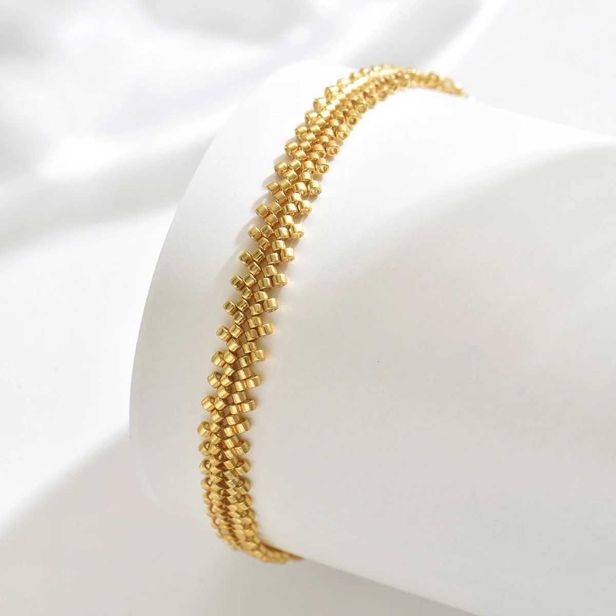 BLUESTAR Simple Style Miyuki Beaded Bracelet for Women Fashion Handmade Adjustable Colorful Jewelry Gift Pulseras FemmeXJ251105