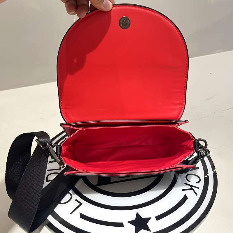 Edgy Geometric Studded Premium Second Layer Leather Adjustable Shoulder Bag Men Women, Sleek Black Unisex Messenger Purse For Everyday Use, Shopping