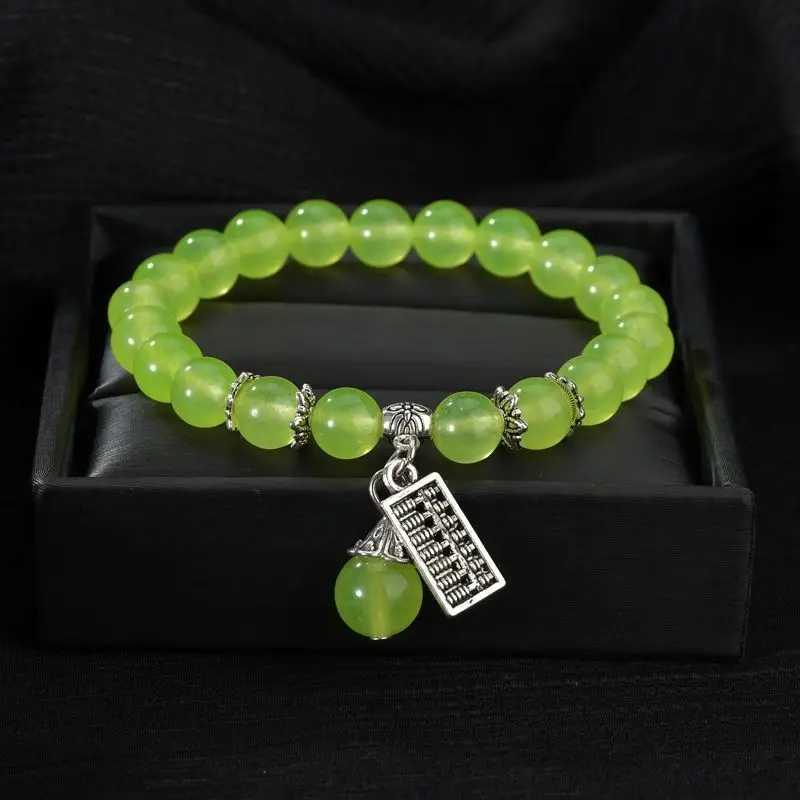 Natural Stone Agate Amethyst Abacus Beaded Men and Women Magnetic Health Protection Fashion Jewelry Gifts C251105