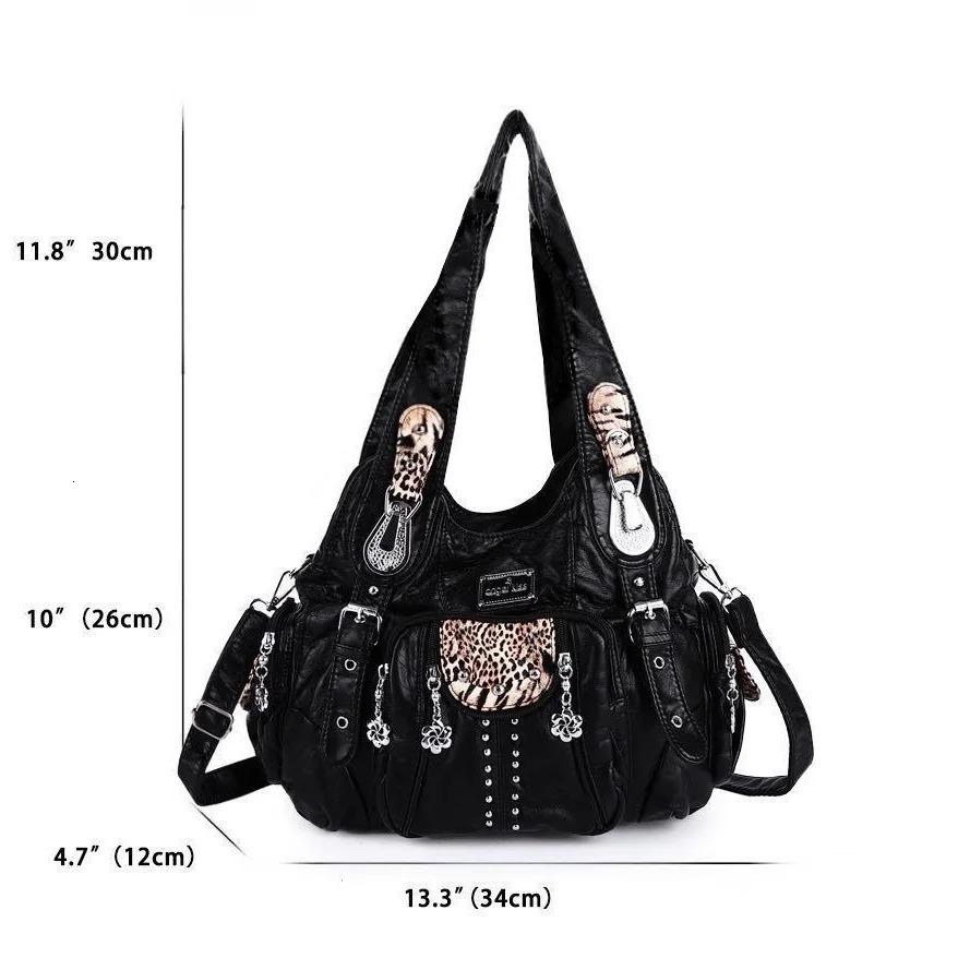 Fashion Handbags Women Shoulder Bags PU Leather Handbag Female Satchel Bigcapacity Shoulder Purse Bag bolsa feminina 251031