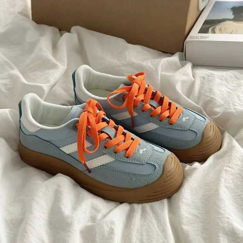 German Training Shoes Wens Summer New Breathable Casual Versatile Old Dad Shoes Trendy Exchangeable White Sneakers Y251105