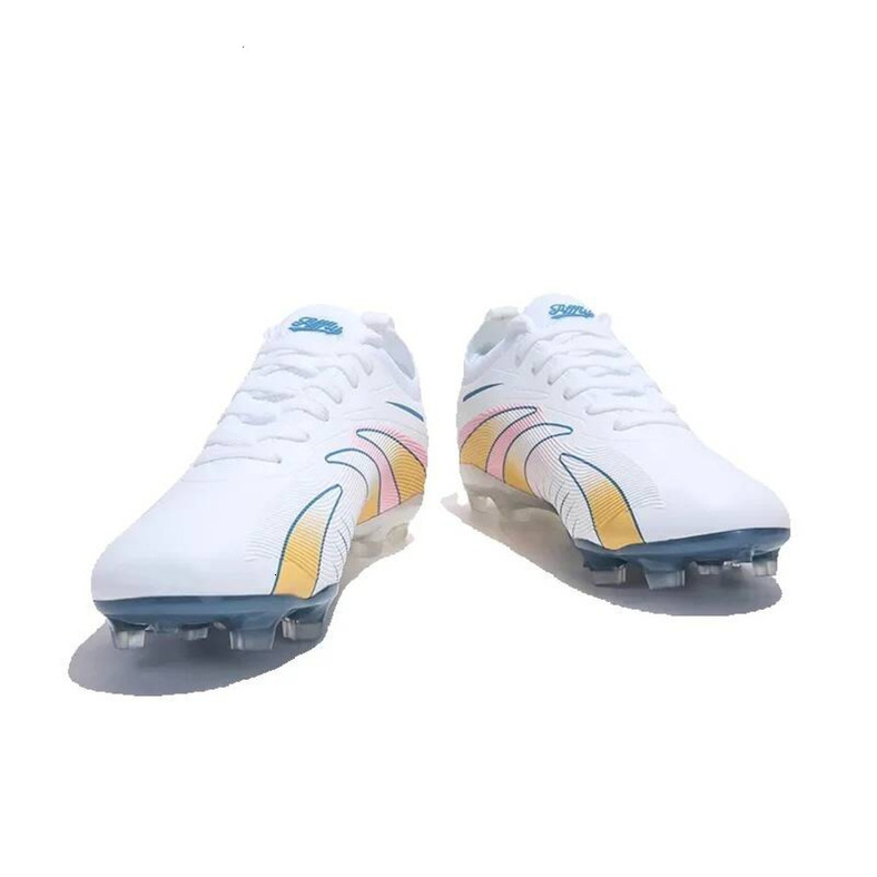 Jifffly Men's FG Long Spike Single Shoes Fashion Design Youth Training Competition Student Professional Sports Sneakers