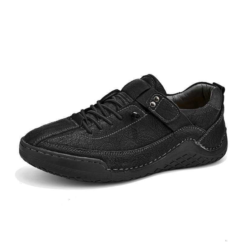 Low top casual shoes in all seasons, large fashionable men's shoes, outdoor sports, hiking, single shoe, leather shoe size