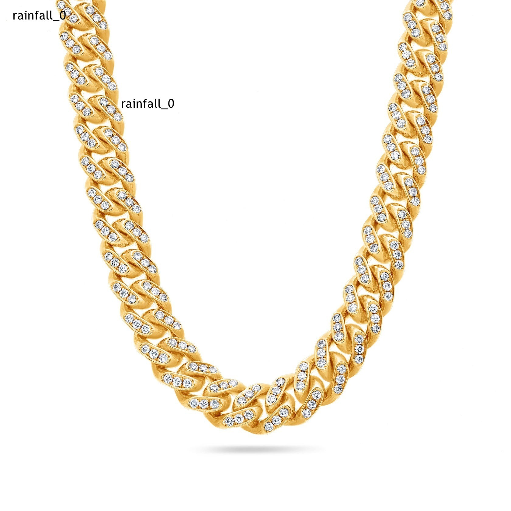 Stunning 14K Gold Moissanite Diamond Necklace E Color Round Brilliant Cut VVS2 Clarity High End Jewelry Wholesale Online