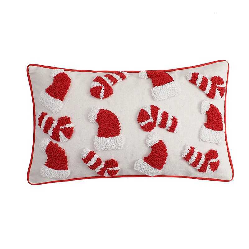 CANIRICA Christmas Supplies Cushions Cover Home Christmas Home Decoration Pillow Cover for Living Room Sofa Party 30x50cm Y251105