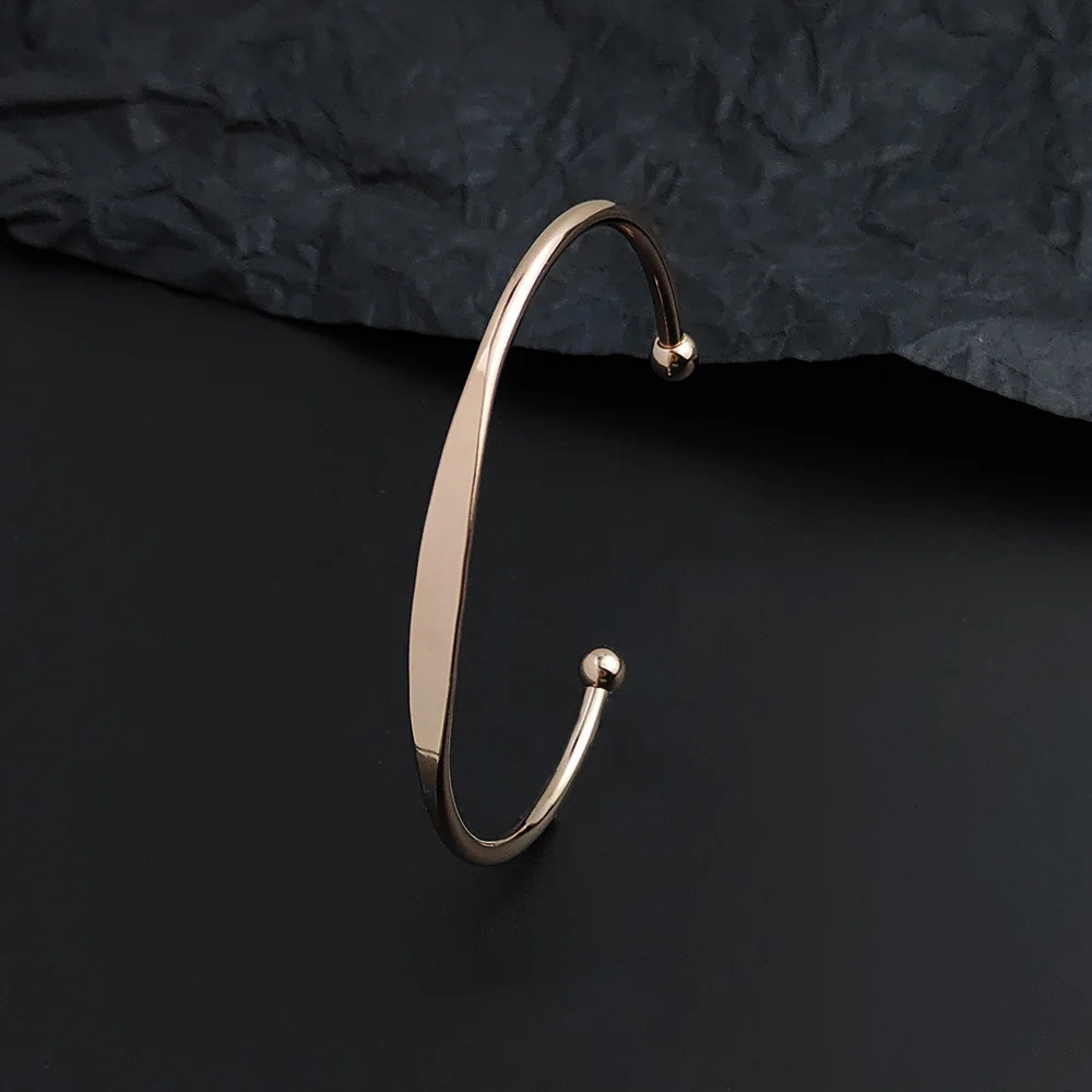 spherical colorful cshaped opening adjustable bracelet high quality gold plated womens bracelet wedding party jewelry 251031