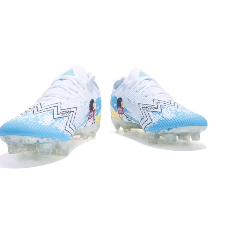 Jifffly Crayon Shin-chan Collaborative Shoes 2025 New AG Long Spike Student Professional Training Sneakers