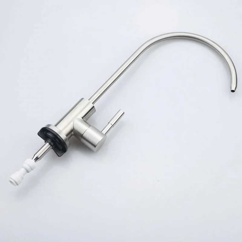 Gooseneck Water ifier Faucet Rrse Osmosis Drinking Water Filter Faucet stainless steel 1/4 Ceramic Core Y251104